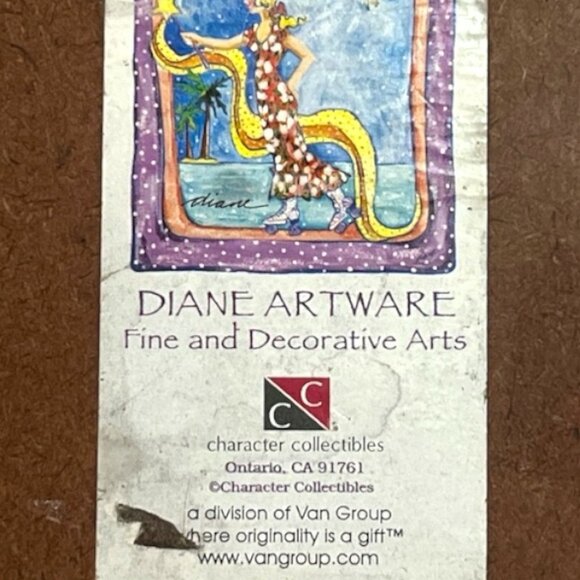 Diane Artware Wall Tile or Trivet – 6” Handpainted Sailboat Nautical Decor (1990 - Picture 3 of 5